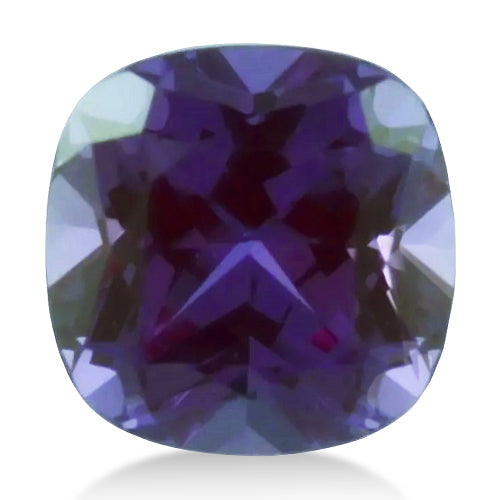 Cushion shape Lab Created AAA Alexandrite Gemstone 5mm (0.60 ct)