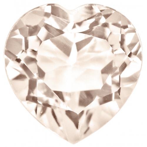 Heart shape Natural AAA Morganite Gemstone 10.5mm (4.75 ct)