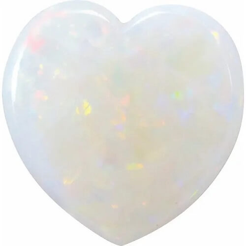 Heart shape Natural AAA Opal Gemstone 4mm (0.15 ct)
