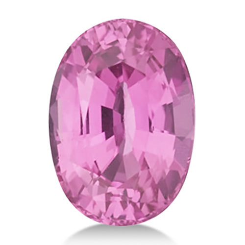 Oval shape Natural AAA Pink Sapphire Gemstone 4x3mm (0.25 ct)
