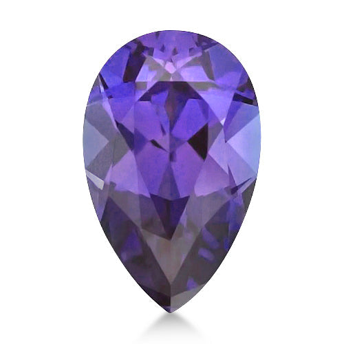 Pear shape Lab Created AAA Alexandrite Gemstone 12x10mm (5 ct)