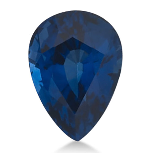 Pear shape Natural AAA Blue Sapphire Gemstone 5x4mm (0.45 ct)