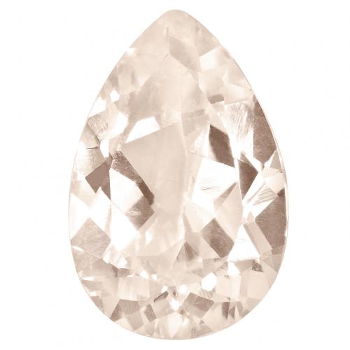 Pear shape Natural AAA Morganite Gemstone 11x9mm (4.20 ct)