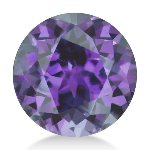 Round shape Lab Created AAA Alexandrite Gemstone 7.5mm (1.55 ct)